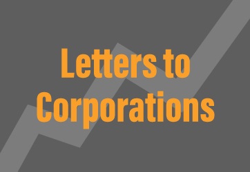Letters to Corporations
